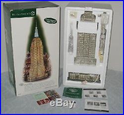 RARE Department 56 Christmas in the City EMPIRE STATE BUILDING In BOX