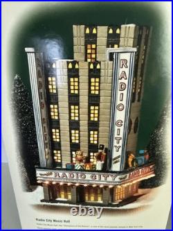 RARE Department 56 Christmas in the City Radio City Music Hall Hand Painted NEW