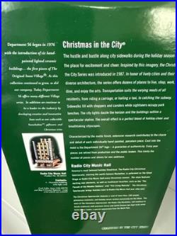 RARE Department 56 Christmas in the City Radio City Music Hall Hand Painted NEW