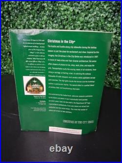 RARE! Dept 56 58928 Tavern In The Park Restaurant Bar Pub Christmas City Village