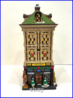 RARE Dept 56 HAVANA'S CIGAR SHOP 805534 Christmas In The City New In Box RARE Dept 56 HAVANA'S CIGAR SHOP 805534 Christmas In The City New In Box