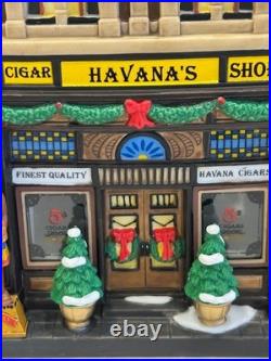 RARE Dept 56 HAVANA'S CIGAR SHOP 805534 Christmas In The City New In Box RARE Dept 56 HAVANA'S CIGAR SHOP 805534 Christmas In The City New In Box