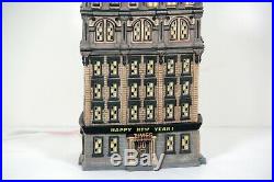 RARE Numbered #605 DEPARTMENT 56 TIMES SQUARE 2000 TIMES TOWER SPECIAL EDITION