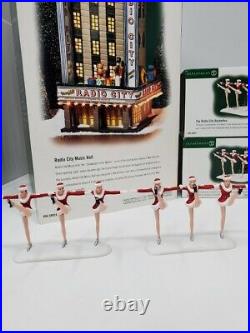 RARE RETIRED Dept 56 Radio City Music Hall Christmas in the City 58924 Rockettes