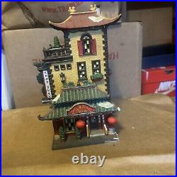 READ Dept 56 CHRISTMAS IN CITY 2010 RARE Jade Palace Chinese Restaurant #808798