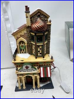 READ Dept 56 Christmas In The City Russian Tea Room GUARD RAIL NOT ATTACHED FLAW