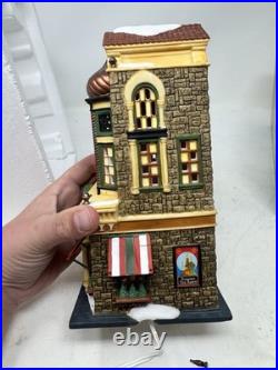 READ Dept 56 Christmas In The City Russian Tea Room GUARD RAIL NOT ATTACHED FLAW