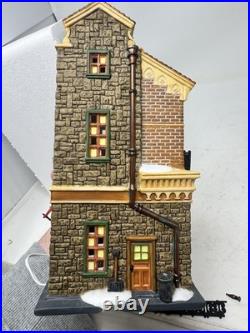 READ Dept 56 Christmas In The City Russian Tea Room GUARD RAIL NOT ATTACHED FLAW