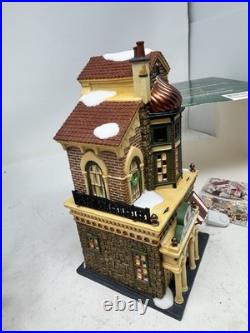 READ Dept 56 Christmas In The City Russian Tea Room GUARD RAIL NOT ATTACHED FLAW