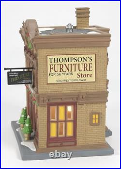 RETIRED Dept 56 Christmas In the City Thompson's Furniture #6011384 Old Stock