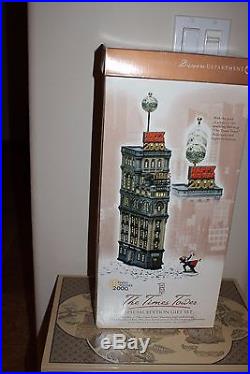 RETIRED/VTG Dept 56 NEW YORK Times Square 2000 The Times Tower Special EDT