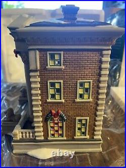 Rare DEPT 56 Christmas In The City Hudson Public Library Retired 58942