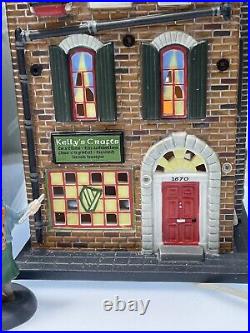 Rare Dept 56 Christmas In The City Kelly's Irish Crafts 59216 Village Building