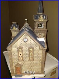 Rare Dept 56 Christmas In The City St. Mary's Church 502/6000 Limited Edition