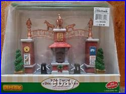Rare Lemax City Zoo Front Entrance Christmas In The City Village #83702