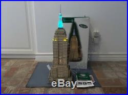 Rare MINT Condition Dept. 56 EMPIRE STATE BUILDING Christmas in the City #59207