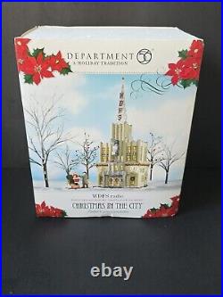 Rare NOB Dept 56 WDFS RADIO Christmas In The City Limited to Year of Prod 2010