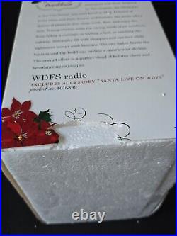 Rare NOB Dept 56 WDFS RADIO Christmas In The City Limited to Year of Prod 2010