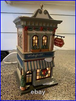 Retired 2012 Department 56 Christmas in the City Series Wakefield Books 4025243