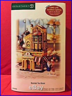 Russian Tea Room Dept 56 Christmas in the City Village 59245 store shop snow CIC