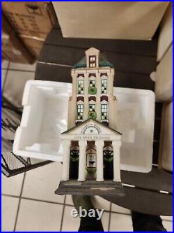 Set Of 5 Department 56 Christmas in the City Series Porcelain Buildings