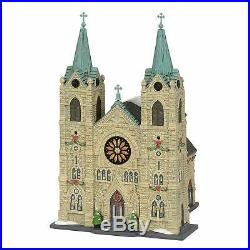 St Thomas Cathedral Dept 56 6003054 Christmas In The City Village snow church Z