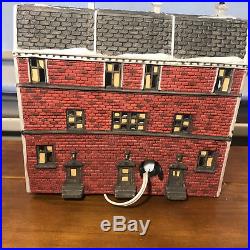 Used Dept 56 Christmas in The City Sutton Place Brownstones Retired 5961-7