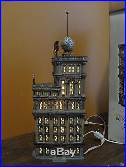 VIDEO Dept 56 55510 Times Square Tower Happy New Year Animated Ball Drop Village