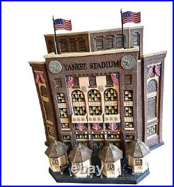 VTG 2001 Dept 56 Yankee Stadium Christmas In The City Box Light MLB Baseball NY