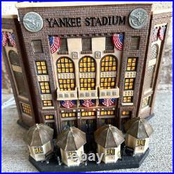 VTG 2001 Dept 56 Yankee Stadium Christmas In The City Box Light MLB Baseball NY