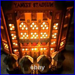 VTG 2001 Dept 56 Yankee Stadium Christmas In The City Box Light MLB Baseball NY
