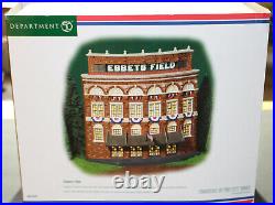 Vintage 2002 DEPARTMENT 56 EBBETS FIELD CHRISTMAS IN THE CITY Baseball Dodgers