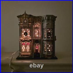 Vintage 2004 Department 56 Christmas In The City Series Lowry Hill Apartments