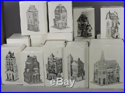 Vintage Dept 56 CHRISTMAS IN THE CITY 19 Buildings, 25 Figure Sets, 19 Trees ++
