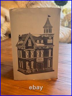 Vintage Dept 56 Christmas in the City 1995 Brighton School Building in Box