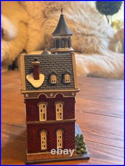 Vintage Dept 56 Christmas in the City 1995 Brighton School Building in Box
