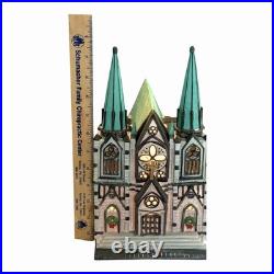 Vintage Dept. 56 THE CATHEDRAL Heritage Village Christmas in the City Series Box