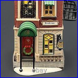 Vtg Department 56 Beekman House 1995 Christmas in the City 58877 with Original Box Vtg Department 56 Beekman House 1995 Christmas in the City 58877 with Original Box