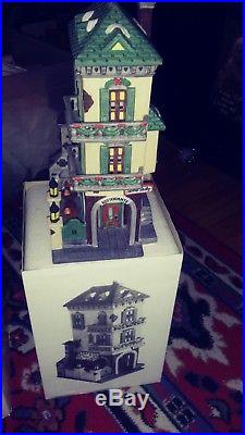 Vtg Lot (3)Dept. 56 Christmas In The City Mrs. Stover's Bungalow Candies See list