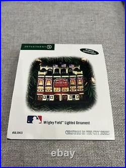 Wrigley Field Dept 56 Christmas Chicago Cubs Rare Retired NEW